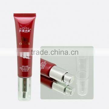 25mm golden airless pump tube cosmetic plastic soft tube,soft tube packaging Plastic soft cosmetic tube