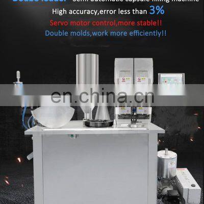 Semi Automatic Empty Hard Gelatin Pill Capsule Filling Machine Number 0 Capsule Filler Machine photo-4