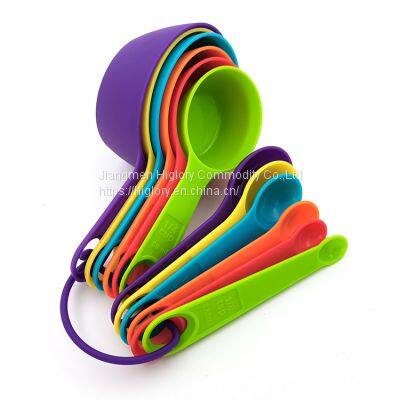 12pieces Set of Color Plastic Measuring Spoon and Measuring Cup Combination Measuring Set photo-2
