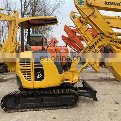 Used komatsu mini excavator pc30