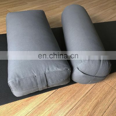 Yoga Accessories Supportive High Quality Cotton Yoga Bolster Pillow