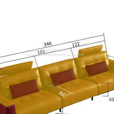 Light Luxury Leather Soft Sofa Space Capsule Cinema Sofa Large Living Room Combination Electric Reclining Function photo-4