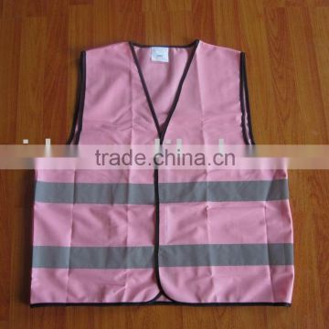 Pink safety vest reflective vest