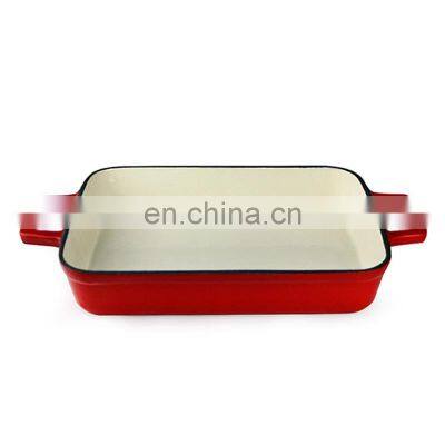 Enamel tray household square non stick baking tray