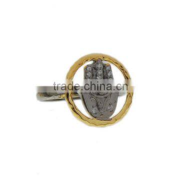 Silver Khamsa ring