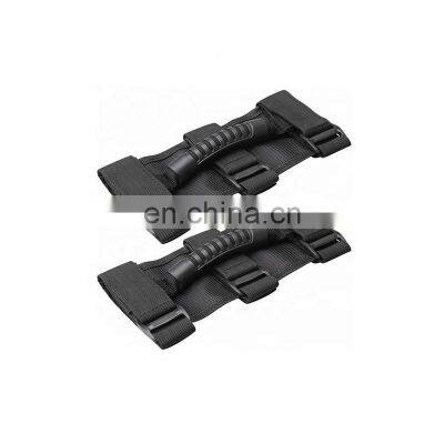 2 pcs premium roll bar grab handles black or red color fit for Jeep Wrangler CJ YJ TJ JK 4x4 offroad car accessories