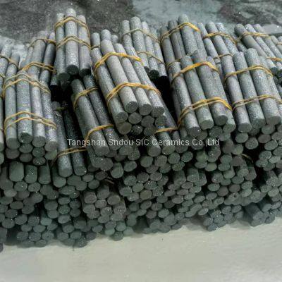 ReSiC pins, recrystallized silicon carbide ceramic tube, RSiC bars, RSiC pipes in China Tangshan SnDou