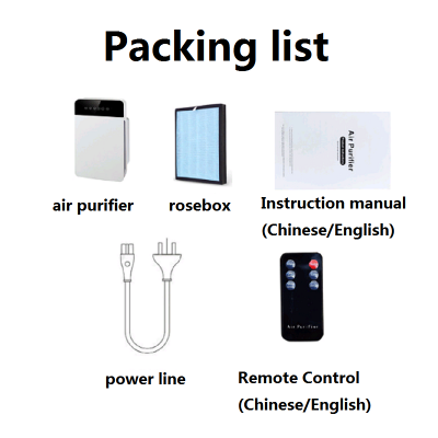 Purificateur d'air Épurateur d'espace Purificateur d'air à anions photo-5