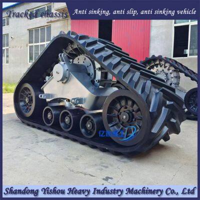 Installation of Half Chain Track Anti Sinking Half Track Assembly for Large Harvesters photo-3