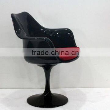 Replica Classic Fiberglass Tulip Armchair With Fabric Cushion by Eero Saarinen photo-3