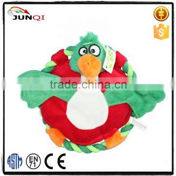 Wholesale Custom Made High Quality Plush Pet Toys Frisbee Thrower for Dogs