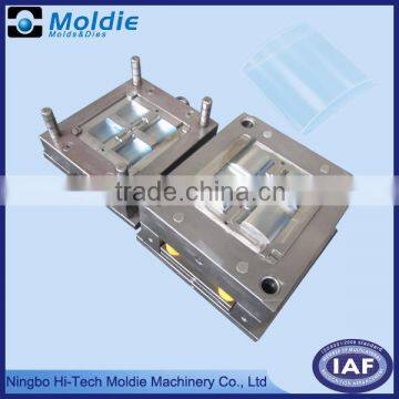 Customized transparent plastic box machine with compartment