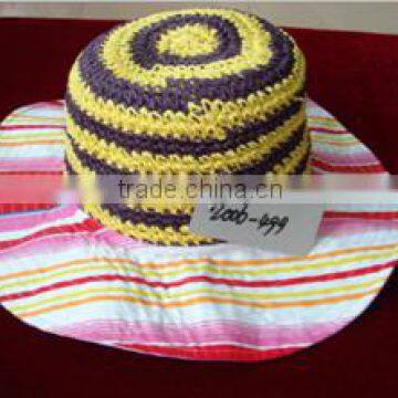 hats for children with colorful stripe