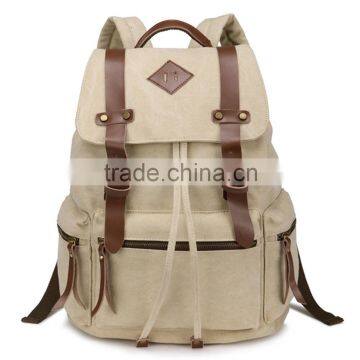 Travel Canvas Backpack Sport Rucksack Camping School Satchel photo-5
