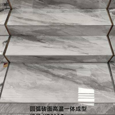 1200X470X9.8mm Full Body No Slip Glazed Polished Ceramic Porcelain Step Stair Tile