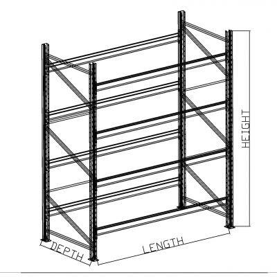 Stacking Pallet Racking Steel Shelf Tire Storage Rack photo-2