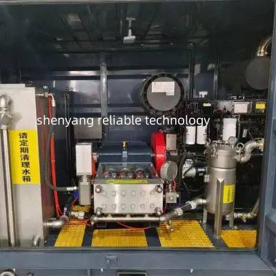 Máquina de inyección de agua de ultra alta presión de 15kpsi 1000bar en nuevo estado, limpiador hidráulico para limpieza con agua fría photo-4