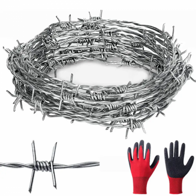 Galvanized BTO-22 Razor Wire Fence with Stretched Ribbon for Farm Protection