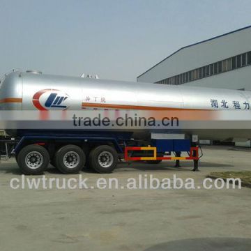 Big capacity 58.5M3 LPG tank semi-trailer, 3 axles lpg trailer