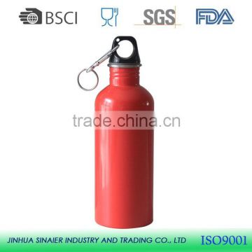 17oz. Capacity small mouth 18/8 stainless steel water bottle