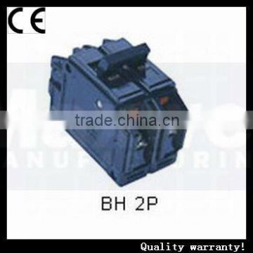 BH-P moulded case mini circuit breaker 2P