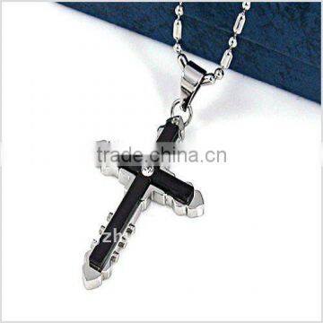 Noble Rhinestone Cross pendant