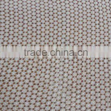 Garment Accessory Milk Silk Embroidery Full Lace Water Soluble Lace Fabric photo-6