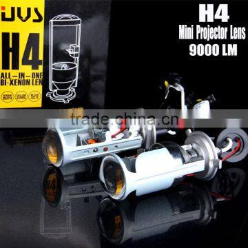 2016 h4 car motorcycle hid xenon projector lens dual bi-xenon projector lens H4 bulb double