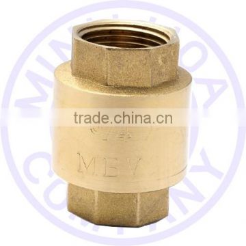 BRASS SPRING CHECK VALVE WITH PLASTIC CORE FROM VIETNAM, MBV BRAND - DN25