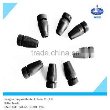 high quality (EPDM,silicone,NR,NBR and recycled rubber) rubber profile rubber ferrule