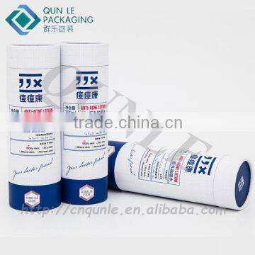 Custom Bathing Product Round Cardboard Tube Box