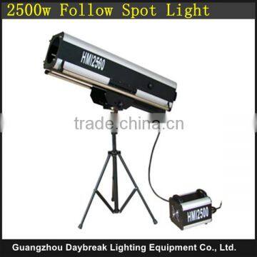 High power follow spot light HMI2500w follow light stage projector light Search light