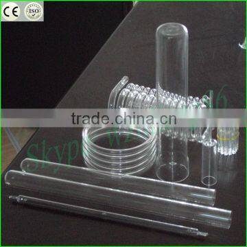 Large Diameter High Purity Clear Diffusion Furnace Glass Quartz Tube