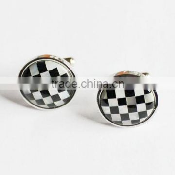 Custom wholesale metal men's cufflink