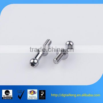 Black zinc coated precise electric appliance screws