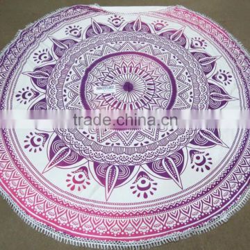 Trukish Round Beach Towel Mandala Pareo Beach Throw