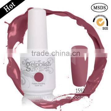 2015 HOT nail art Colored UV Gel Polish,15ml/1KG soak off/ON-Step soack off color uv gels,177 fashion colors