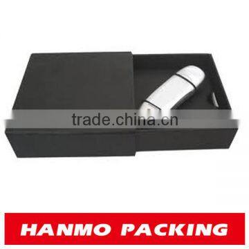 customzied usb flash drive paper packaging box with inner tray wholesale