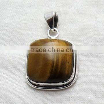 Fantasy Tiger Eye Pendant, Gemstone Silver Jewellery, Fine Silver Jewellery photo-3