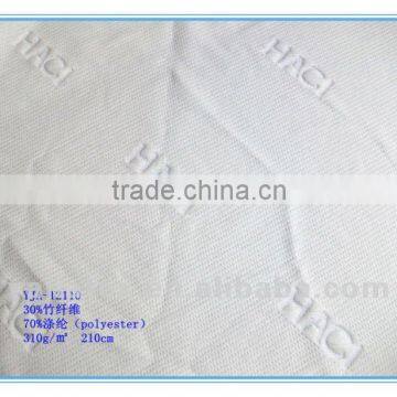 Bamboo fiber knitted fabric for mattress