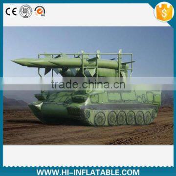 Hot sale inflatable military armored car model, inflatable Automitrailleuse model, inflatable panzer model for advertising