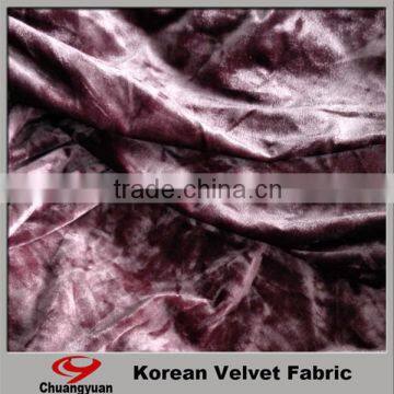 Strip Plain 40D haining shining fabric velvet for garments/clothes/upholstery