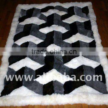 Alpaca Fur Rug 52" x 71" = 130cm x 180cm