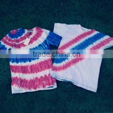 OEM service Flag Tie dye Handmade T-shirt (Thailand flag)