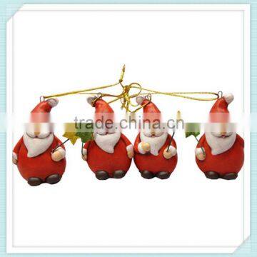 ceramic christmas ornaments santa claus craft