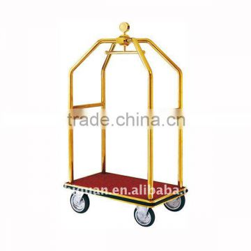 High Quality Stainless Steel 5 star Hotel luggage trolley ( X-111A)