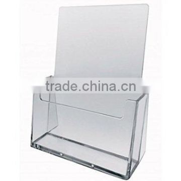 Premium Counter Top BiFold 6-Inch Wide Acrylic Brochure Holder