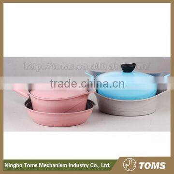 New design 4PCS cookware set,casserole and frypan