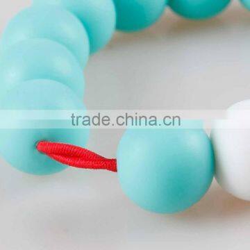 Wholesale Cheap 100% Food Grade Beads/ Colorful Silicone Beads Bracelet photo-4