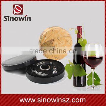 Leather Box Package Wine Accessories Gift Set Wine Bottle Tool Set photo-4